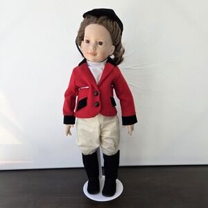 Vintage 1996 Magic Attic Club Heather's Riding Outfit Doll Red & Black Jacket